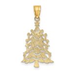 14k Polished Christmas Tree Charm - Image 4