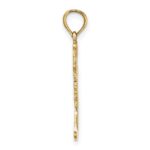 14k Polished Christmas Stocking Charm - Image 2