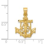 14k Mariners Cross Pendant - Image 3