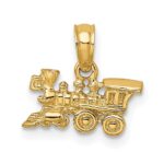 14k 3-D Miniature Train Charm - Image 4
