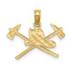 14k Fire Department Insignia Charm - Image 4
