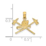 14k Fire Department Insignia Charm - Image 3