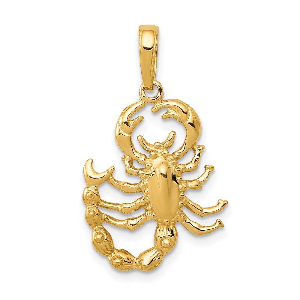 D1330.jpg 14k Scorpion Pendant - Image 1