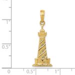 14k Cape Hatteras Lighthouse Pendant - Image 3