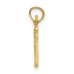 14K Solid Polished GOLF GAL Charm - Image 2