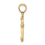 14k Small Cross Charm - Image 2