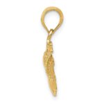 14k Polished Claddagh Pendant - Image 2