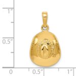 14k 3-D Cowboy Hat Pendant - Image 5