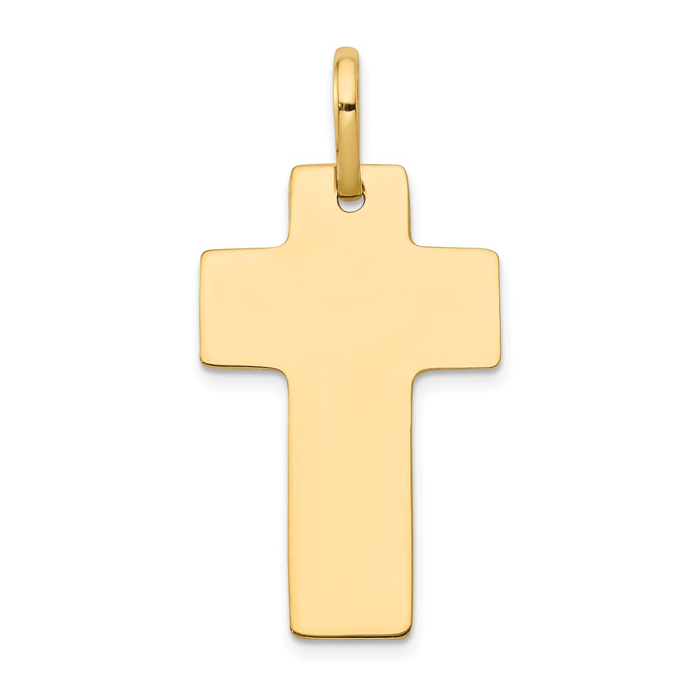 D3137.jpg 14k Polished Cross Charm - Image 1