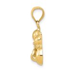 14K Big and Little Cats Pendant - Image 2