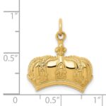 14k Fleur De Lis Crown Charm - Image 3