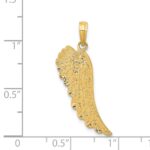 14K Angel Wing Pendant - Image 4