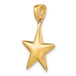 14k Polished 3-D Star Pendant - Image 4