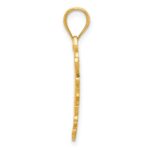 14K Dove with Heart Pendant - Image 2