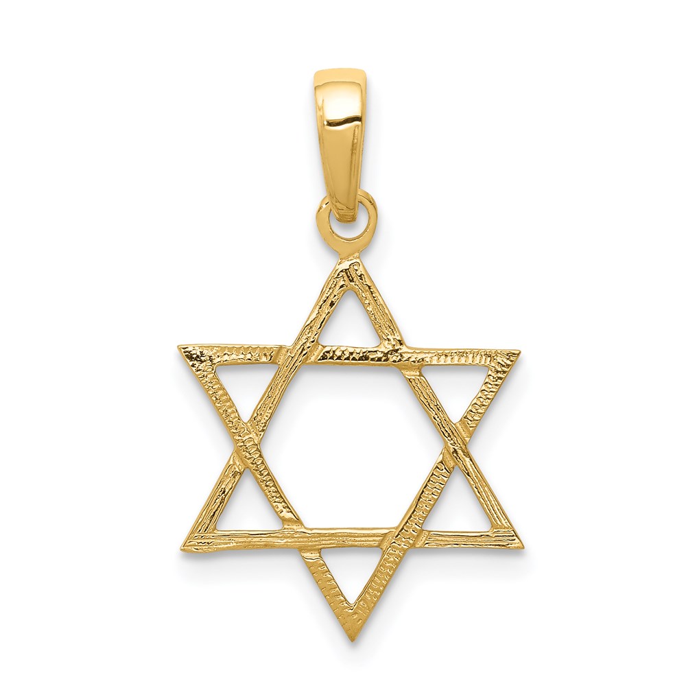 D3801.jpg 14k Star of David Pendant - Image 1