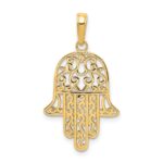 14K Filigree Chamseh Pendant
