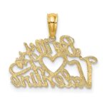 14K BE MY VALENTINE Charm - Image 3