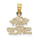 14K BORN TO SHOP Charm - Image 3