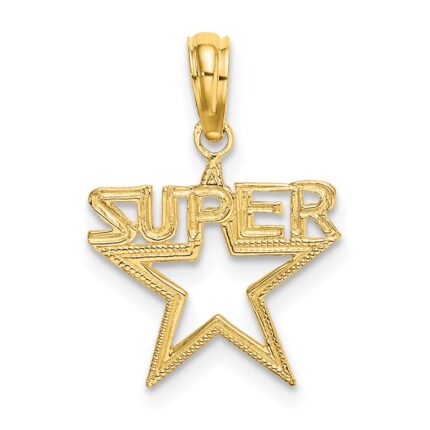 14K SUPER Star Charm
