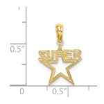 14K SUPER Star Charm - Image 4