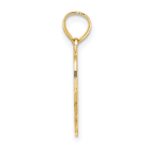 14K MOM in Heart Charm - Image 2