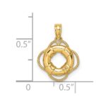 14K 3-D Life Preserver Charm - Image 3