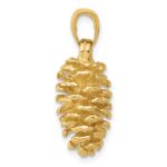14K 3-D Pinecone Pendant - Image 2