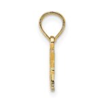 14k I HEART MY CAT Charm - Image 2