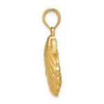 14k Seahorse in a Shell Pendant - Image 2
