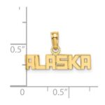 14k Polished ALASKA Charm - Image 3