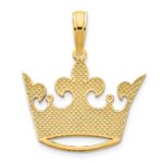 14k 15 Crown Pendant - Image 4