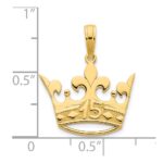 14k 15 Crown Pendant - Image 3