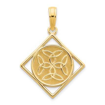 14k Fancy Celtic Knot Pendant