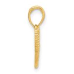 14k Polished Life Preserver with Rope Pendant - Image 2