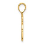 14K Polished Prancing Reindeer Charm - Image 2