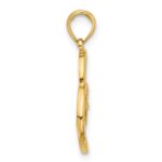 14k Fancy Infinity Heart Charm - Image 2