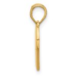 14K Polished Fancy EKG Heartbeat Charm - Image 2