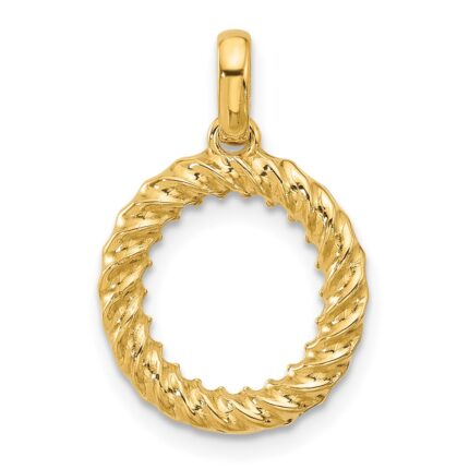 14ky Fancy Twist  Letter O