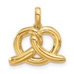 14k Fancy Pretzel Charm