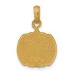 14k Enameled Jack-o-Lantern Pendant - Image 3
