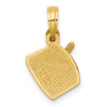 14K Polished Drumsticks and Drum Pendant - Image 3