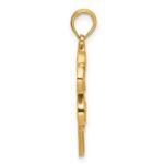 14K Polished Four Leaf Clover Pendant - Image 2