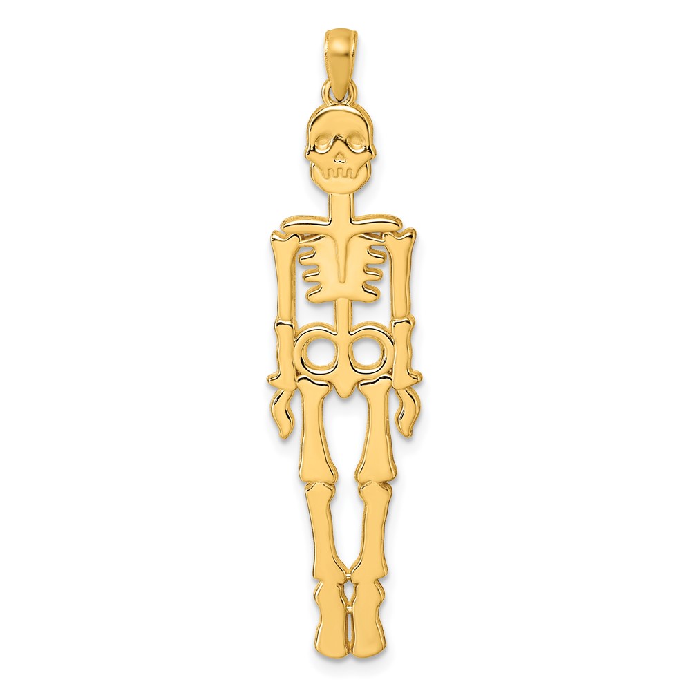 D5850.jpg 14K Polished Skeleton Pendant - Image 1