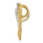 14k Two-tone Sea Life Fits 5mm/6mm Omega Slide - Image 2