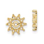 14k Fancy Diamond Earring Jacket Mountings