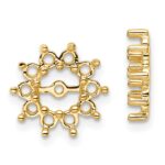 14k Fancy Diamond Earring Jacket Mountings