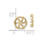 14k Diamond Earring Jacket Mountings - Image 2