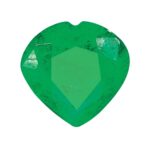 Emerald A Quality 4mm Heart