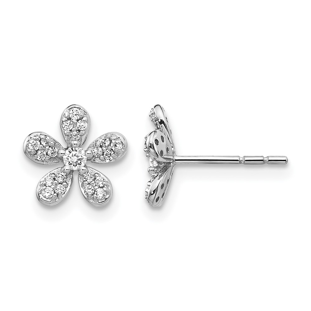 EM4043-025-WA.jpg 14k White Gold Diamond Earrings - Image 1
