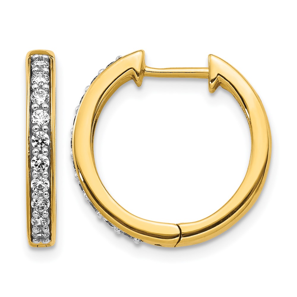EM4264-040-1YA.jpg 10k Diamond Hinged Hoop Earrings - Image 1
